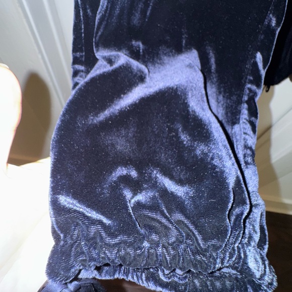 Joie Velvet and Satin Women's Blazer Pant set - Picture 10 of 13